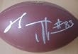 Sinorice Moss Signed NFL Football