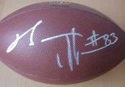 Sinorice Moss Signed NFL Football