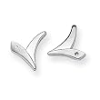 Diamond and Sterling Silver Earrings