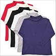 Boys Solid Interlock Turtleneck