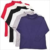 Boys Solid Interlock Turtleneck