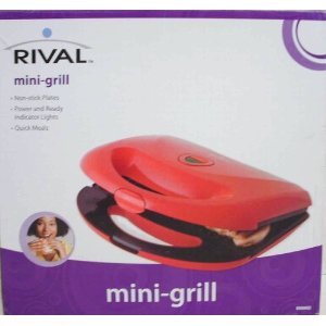 RIVAL Mini Grill -Red
