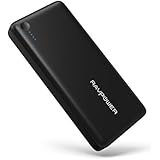 [26800mah Huge Capacity + Powerful 5.5A Output] RAVPower Portable Charger 3-Port External Battery Pack with iSmart Technology Power Bank for iPhone, iPad and Samsung Galaxy and More - Black