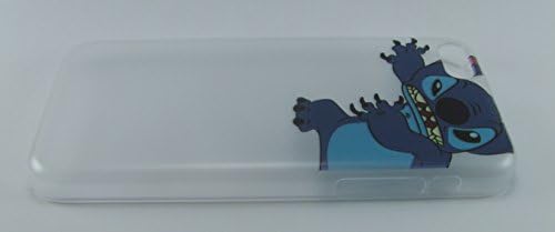 iPhone 5c Case - Disney Stitch With Apple Logo - Stylish Lightweight Ultra Thin Case-High Quality Graphic Image-Risk Free Extended 1 Year Warranty!