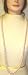 One Strand Light Pink Simulated Pearl Long Necklace