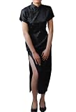 Elegant Silk Dress of the Plum Blossom