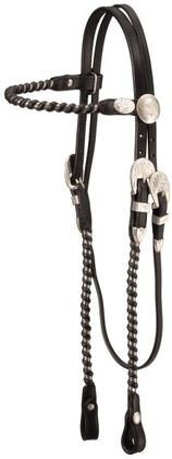 Royal King Silver Laced Browband Headstall