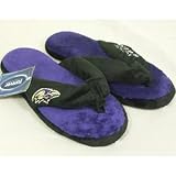 Baltimore Ravens NFL Flip Flop Thong Slippers - Size 14