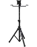 Audio 2k Ast-420y Flat Panel Lcd Tv/monitor Stand with Metal Mic Holders & Tripod Base