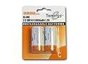 Card Tenergy NiMH C 3000mAh High Capacity Rechargeable battery: 2xC --- SPECIAL SALE!