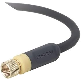 Belkin Av21300B12 Blue Series Rf Coaxial F-Pin Video Cable (12 Ft; Black; Polybagged) by Belkin