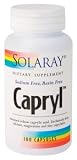 Solaray - Capryl, 100 capsules