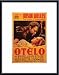 Othello, Art Poster by Unknown Artist, with Metal Frame, poster size: 11
