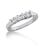14K Gold Diamond Anniversary Rings 14K-AR27121900 0.50 Ctw.