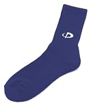 Phiten Titanium Sports Socks, Color: Navy, Size: Small (7-9in)