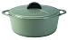 Daniel Boulud Kitchen Infiniti Cast Iron Cookware 6.5 quart Round Roaster, Gray