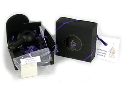 See Pelindaba Lavender Car Freshener with Organic Lavender Essential Oil