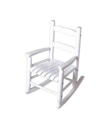 Lipper International 555W Child’s Rocking Chair, White