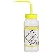 Bel-Art F116460631 Safety Wide Mouth Wash Bottle, Labeled Deionized Water, 500mL Capacity