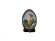 Ceramic Egg with Stand-Rooster