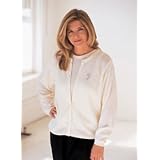 Ladies Cashmere Like Cardigan Sweater w  Initial J at Passport
