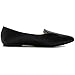 Ollio Women's Shoe Ballet Pointed Toe Faux leather Collared Flat
