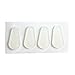2 Pack - GMS Optical Silicone Nose Pads for Eyeglasses - Contains 4 Pair (8 Pads)