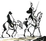 Don Quixote, Art Poster by Honore Daumier