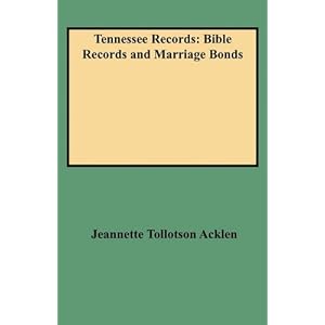 marriage records bible tennessee