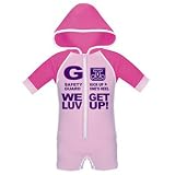 ゲットアップ フードS/S 7分袖・ジッパー付き ROSEPINK×PINK 80cm GSS-31210