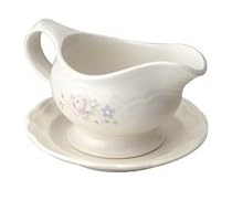Pfaltzgraff Tea Rose Gravy Boat with Saucer