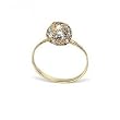 10 KT Yellow Gold Cubic Zirconia slim Band 10K Ring
