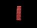Anzo USA 311081 Chevrolet Silverado HD Black LED Tail Light Assembly - (Sold in Pairs)