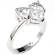 The Sparkling Heart Ring
