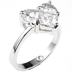 The Sparkling Heart Ring