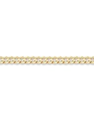 14K Gold 10.5mm Curb Bracelet