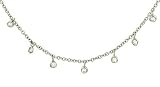 16 Cable Chain Necklace with Drops Diamond .25cttw
