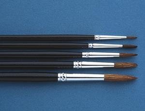 Childrens Toyshop  Toys : Red Sable Artist Brushes (Set/5)