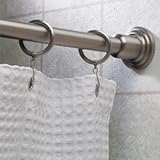 Gatco 801 1-Inch by 6-Foot Shower Rod, Satin Nickel