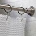 Gatco 801 1-Inch by 6-Foot Shower Rod, Satin Nickel