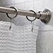 Gatco 801 1-Inch by 6-Foot Shower Rod, Satin Nickel