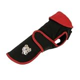 Black & Red Fleece Coat - Large