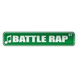  BATTLE RAP ST  STREET SIGN MUSIC