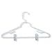 Honey-Can-Do HNGZ01364 52 gram Hanger, With Swivel Hook, Dress Notch, and Clips, 18-Pack