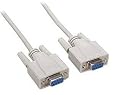 Serial Null Modem DB9 Female to Female Molded 6 ft (Crossover)
