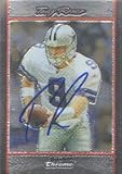 Tony Romo, Dallas Cowboys Autographed Card