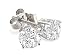 1/2 ctw Round Diamond Stud Earrings in 14K White Gold