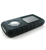 SanDisk Sansa e250 e260 e270 e280 Premium Silicone Skin Kit - Belt Clip - Sports Armband - 7 Color Options, BLACK+ARMBAND