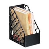 Large Plastic Magazine File, 6 1/4W x 9 1/2D x 11 3/4H, Black (UNV08119) Category: Magazine Holders