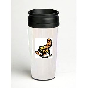 16 oz. Double Wall Insulated Tumbler with rocking chair - Paper Insert by SHOPZEUS
